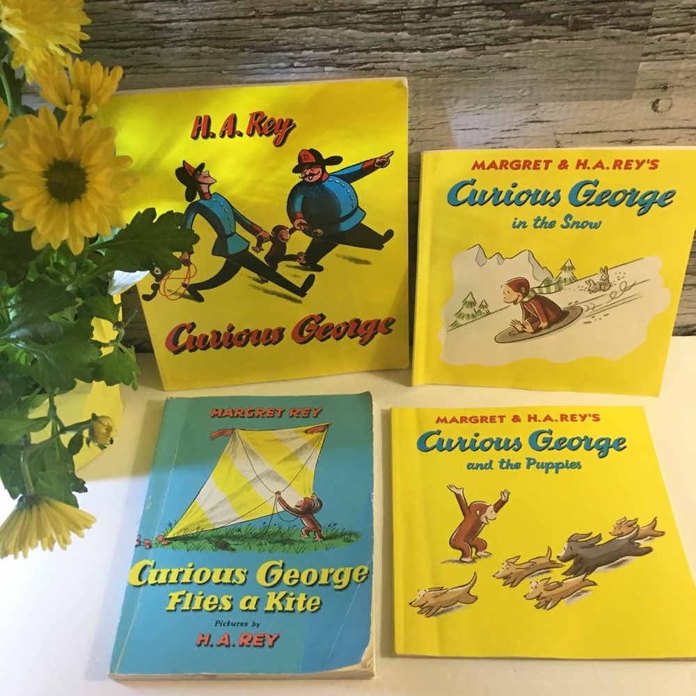 Curious George Paperback Book Lot from the 90’s